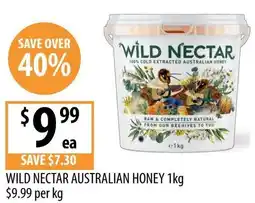 Supabarn Wild nectar australian honey offer