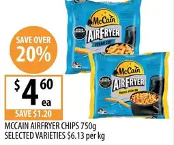 Supabarn Mccain airfryer chips offer