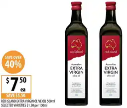Supabarn Red island extra virgin olive oil offer