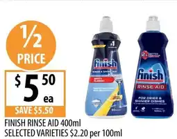 Supabarn Finish rinse aid offer
