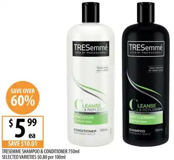 Supabarn Tresemme shampoo & conditioner offer