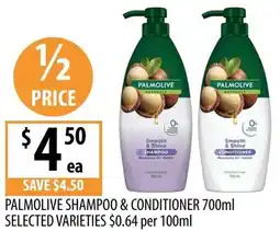 Supabarn Palmolive shampoo & conditioner offer