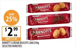Supabarn Arnott's cream biscuits offer