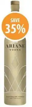 Supabarn Ariane premium australian vodka offer