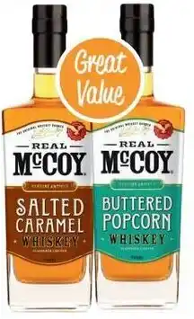 Supabarn Real mccoy salted caramel & butterscotch liquor offer