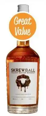 Supabarn Skrewball peanut butter whisky offer