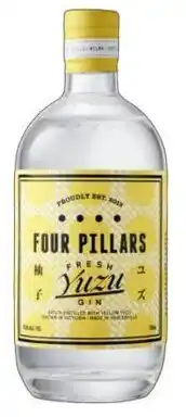 Supabarn Four pillars fresh yuzu gin offer