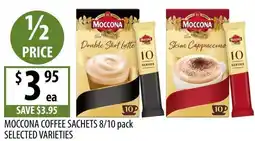 Supabarn Moccona coffee sachets offer