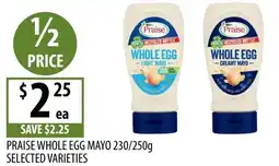 Supabarn Praise whole egg mayo offer