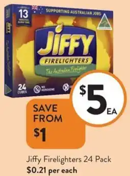 Foodworks Jiffy Firelighters offer