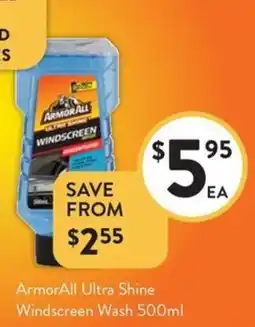 Foodworks ArmorAll Ultra Shine Windscreen Wash offer