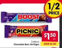 Spar Cadbury Chocolate Bars offer