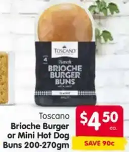 Spar Brioche Burger or Mini Hot Dog Buns offer