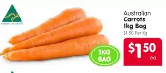 Spar Australian Carrots offer