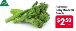 Spar Australian Baby Broccoli Bunch offer