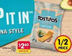 Spar Tostitos Tortilla Corn Chips offer