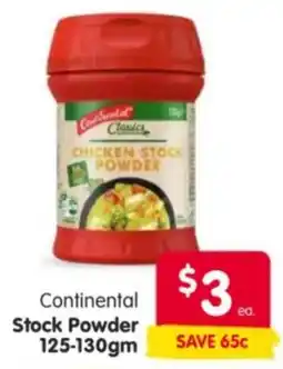 Spar Continental Stock Powder offer