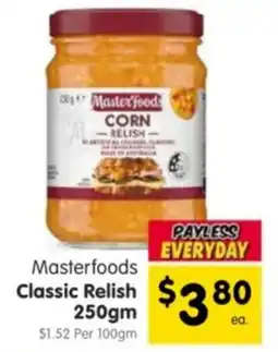 Spar Masterfoods Classic Relish offer