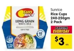 Spar Sunrice Rice Cups offer