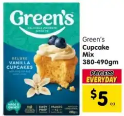Spar Green's Cupcake Mix offer