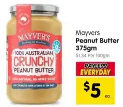 Spar Mayvers Peanut Butter offer