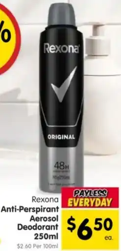 Spar Anti-Perspirant Aerosol Deodorant offer