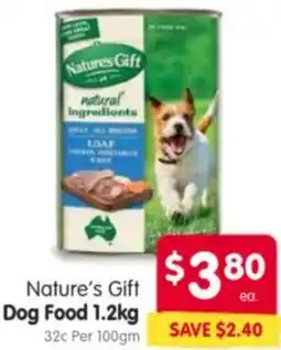 Spar Nature's Gift Dog Food offer