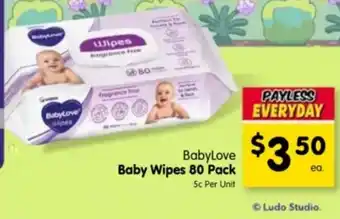 Spar BabyLove Baby Wipes offer