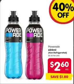 Spar Powerade offer