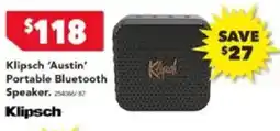 Harvey Norman Klipsch Austin Portable Bluetooth Speaker offer
