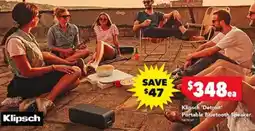 Harvey Norman Klipsch Detroit Portable Bluetooth Speaker offer