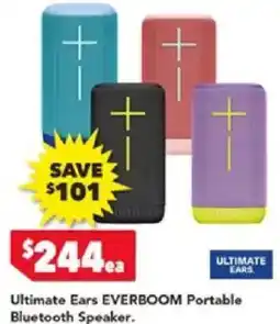 Harvey Norman Ultimate Ears EVERBOOM Portable Bluetooth Speaker offer