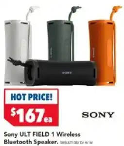 Harvey Norman Sony ULT FIELD 1 Wireless Bluetooth Speaker offer