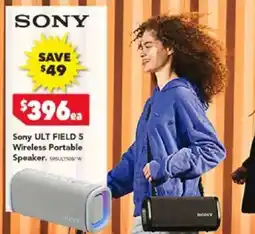 Harvey Norman Sony ULT FIELD 5 Wireless Portable Speaker offer