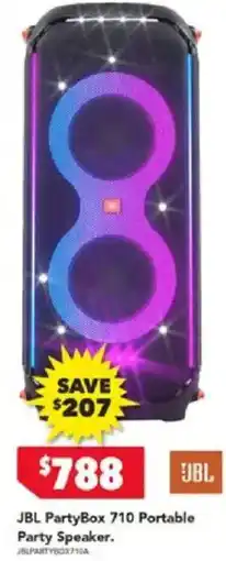 Harvey Norman JBL PartyBox 710 Portable Party Speaker offer