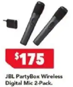 Harvey Norman JBL PartyBox Wireless Digital Mic offer