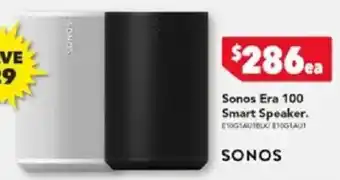 Harvey Norman Sonos Era 100 Smart Speaker offer