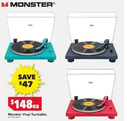 Harvey Norman Monster Vinyl Turntable offer