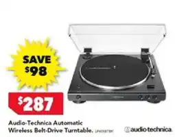Harvey Norman Audio -Technica Automatic Wireless Belt-Drive Turntable offer