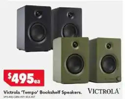 Harvey Norman Victrola 'Tempo' Bookshelf Speakers offer