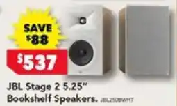 Harvey Norman JBL Stage 2 5.25" Bookshelf Speakers offer