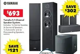 Harvey Norman Yamaha 5.1-Channel Speaker System offer