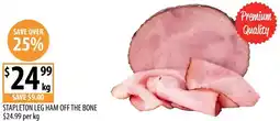 Supabarn Stapleton leg ham off the bone offer