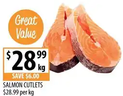 Supabarn Salmon Cutlets offer