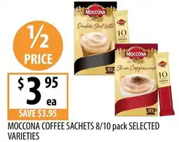 Supabarn Moccona coffee sachets offer