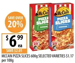 Supabarn Mccain pizza slices offer