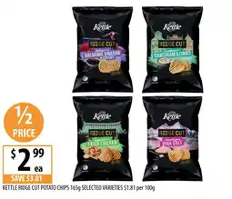 Supabarn Kettle ridge cut potato chips offer