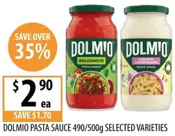 Supabarn Dolmio pasta sauce offer