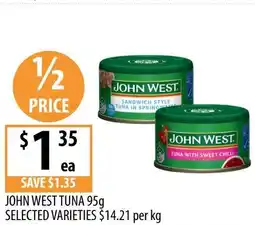 Supabarn John west tuna offer