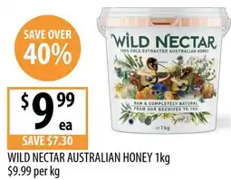 Supabarn Wild nectar australian honey offer